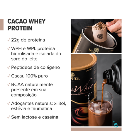 Cacao Whey lata 30 doses