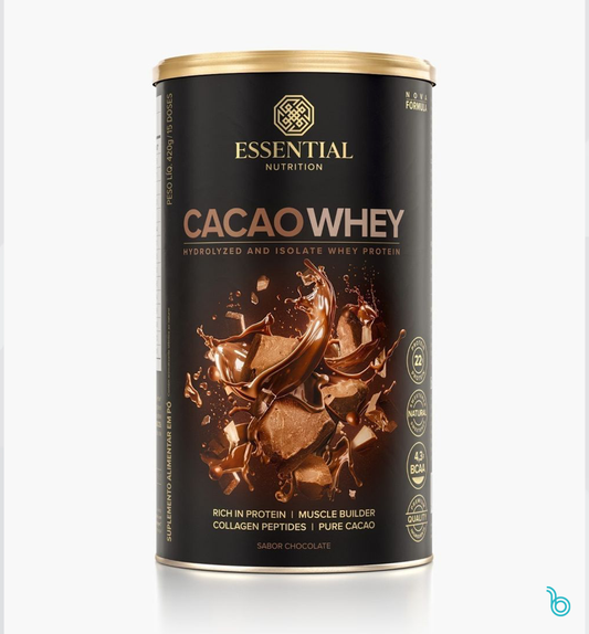 Cacao Whey lata 15 doses