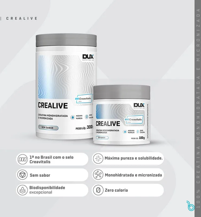 Creatina Crealive (Creavitalis) Pote 300g