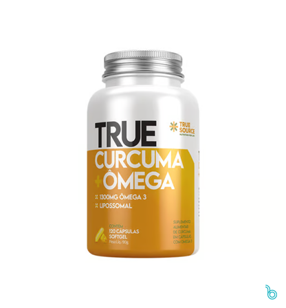 True Cúrcuma + Omega Lipossomal 120 capsulas