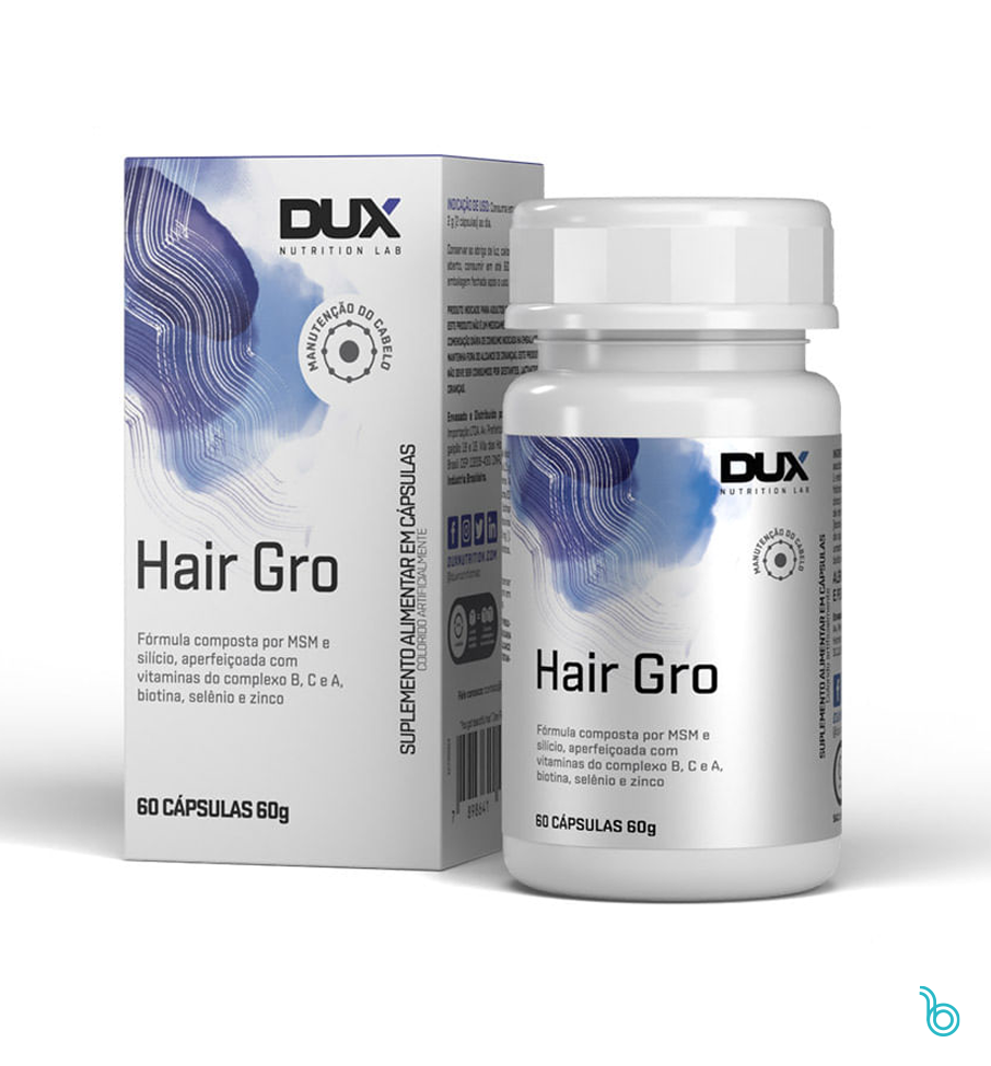 Hair Gro pote 60 cápsulas