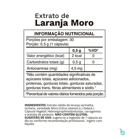 Extrato de Laranja Moro