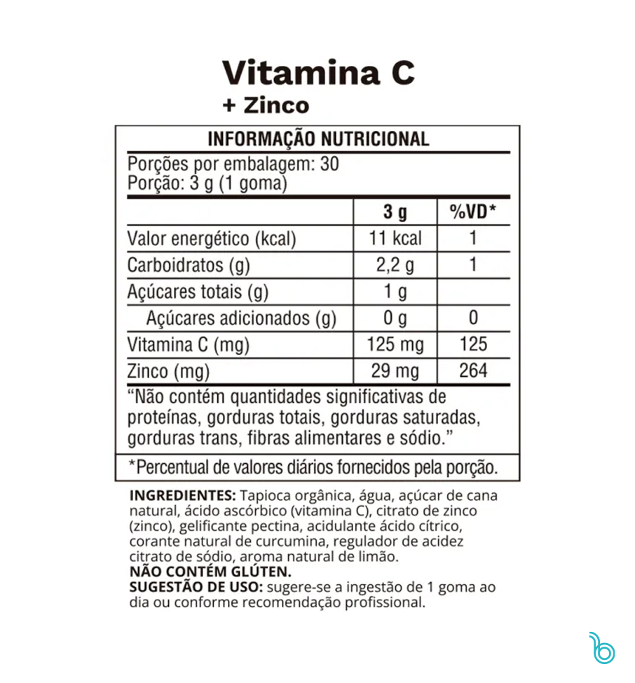 Gummy Vitamina C + Zinco